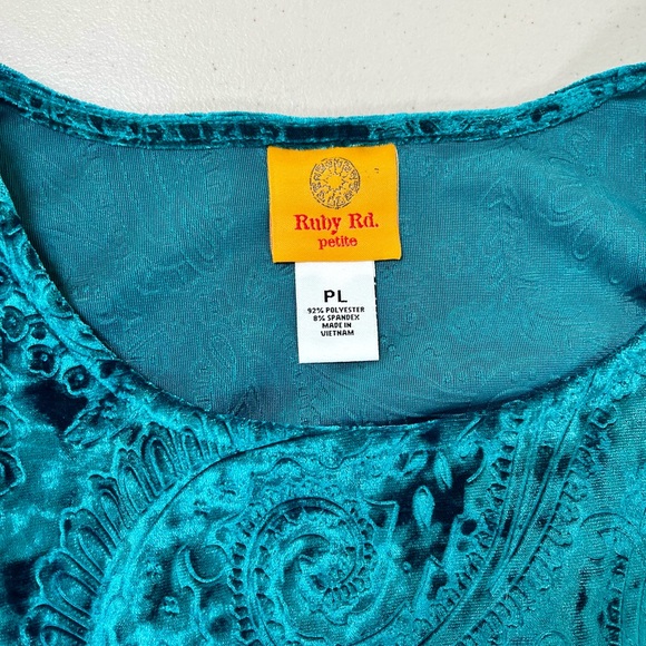 Ruby Rd Velvet Paisley
Asymmetric Top Women PL 
Fairycore Ethereal - Picture 5 of 15